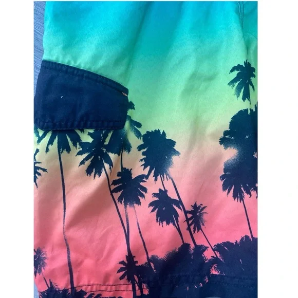 Cat and Jack Lined Swim Shorts Size L (12-14) - Picture 5 of 5